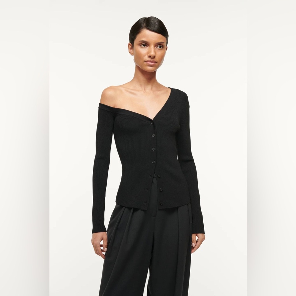 Staud Craftsman Sweater in Black